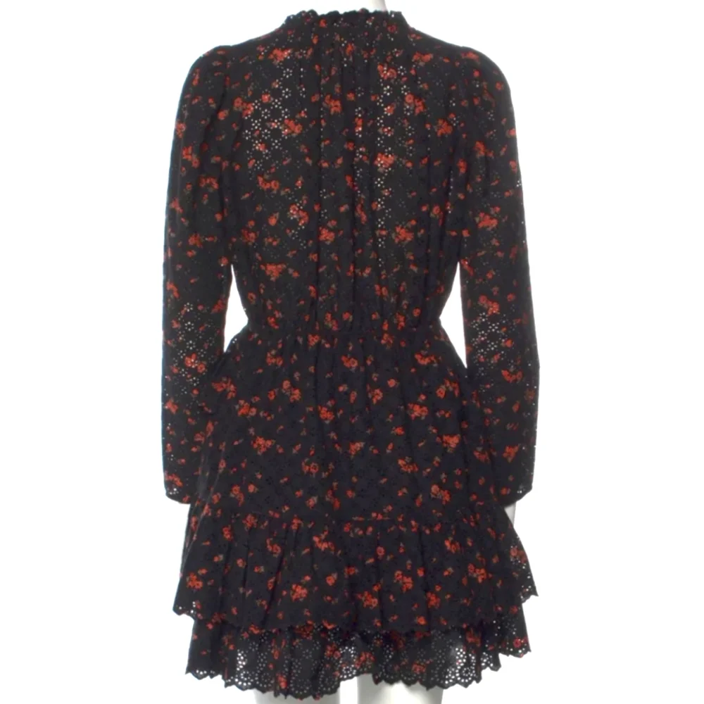 Ulla Johnson Josette Floral Lace Ruffle Cocktail Party Dress XS - Picture 8 of 12